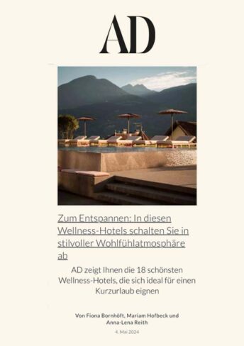 AD - 18 schönsten Wellness-Hotels