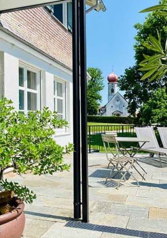 The forty-square-metre terrace of Suite One